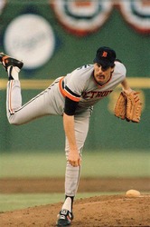 Jack Morris a famous pitcher for detroit tigers