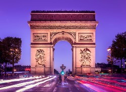 Arc de Triomphe A famous commemorative monument in Paris France